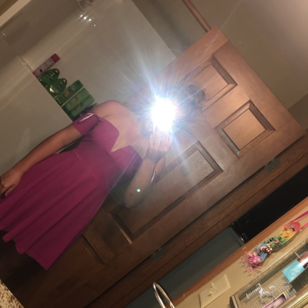 Pink formal dress